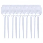 PRATİKON PR-1142 ( ŞEFFAF ) PLASTİK KAŞIK ( 10PCS )*50=K