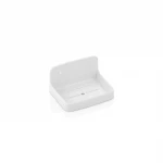 QLUX L-00645 ZEN KATI SABUNLUK ( BEYAZ SERT PLASTİK ) ( YAPIŞKANLI & DUVARA MONTE )*48