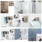 KARTELALI & LÜX MOP SAP TUTUCU PLASTİK & SİLİKON ASKI GOLD YAPIŞKANLI