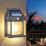 SOLAR SENSÖRLÜ APLİK DUVAR LAMBASI - DIŞ MEKAN