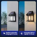 SOLAR SENSÖRLÜ APLİK DUVAR LAMBASI - DIŞ MEKAN