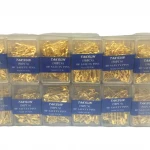 TAKSUN ( SARI GOLD ) MİNİ ÇENGELLİ İĞNE (50 ADET)