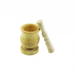 TARAKLI TRK-119 ( BÜYÜK BOY ) LÜX AHŞAP HAVAN (SARIMSAK DÖVECEK) (Ç: 8.3CM--D: 7CM--Y: 12CM) (FİLELİ AMBALAJ)*80