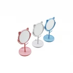 YAKUT-11449 ( 4" & 10CM ) ( YUVARLAK & KULAKLI ) ( TAKI ASKILIKLI ) PLASTİK MAKYAJ AYNASI*24X10