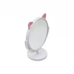 YAKUT-11450 ( 6" & 15X15CM & YUVARLAK ) ( KULAKLI ) PLASTİK MAKYAJ AYNASI*60
