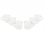 YAKUT-8691 ( 6PCS & 90ML ) CAM KUPLU BARDAK ( TERMİSİL & ISIYA DAYANIKLI ) (BOROSİLİKAT)*120