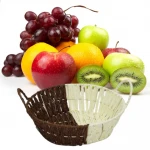 YUVARLAK HASIR EKMEK SEPETİ