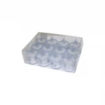 YAKUT-9752 ( ÇİZGİLİ AKAN MUM ) ( PİLLİ ) LED MUM*12X40